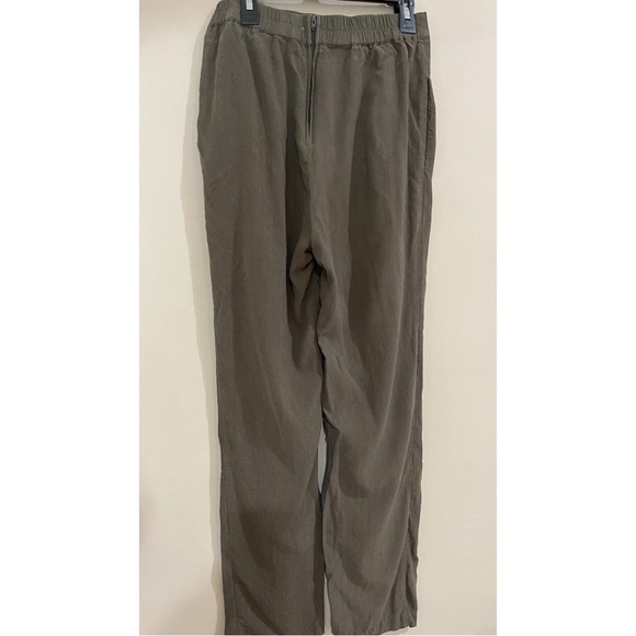 vintage rabbit rabbit rabbit designs womens high waist olive green pants size 6 - Picture 5 of 5